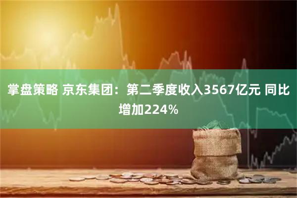 掌盘策略 京东集团：第二季度收入3567亿元 同比增加224%